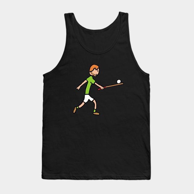 Hurling Tank Top by Mark Ewbie